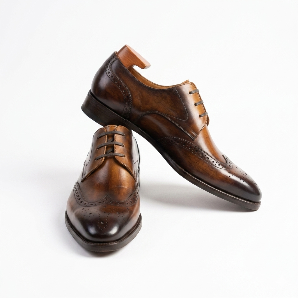 | Premium Cowhide Genuine Leather Oxfords