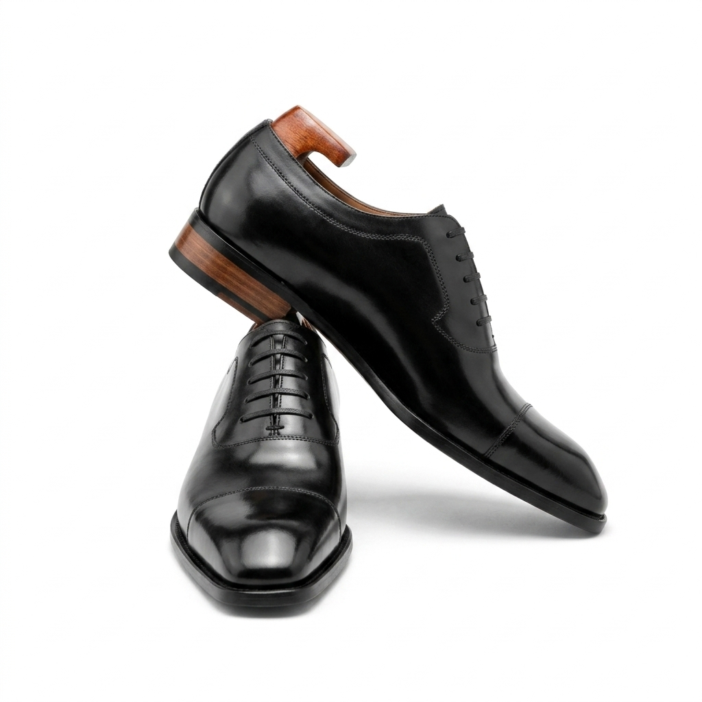 | Split Toe Apron Oxford Dress Shoes