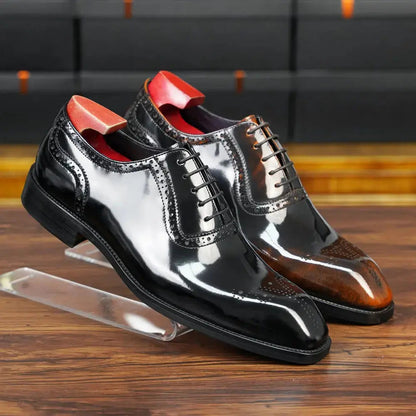 | Oxford Fadded Dress Shoes For Men