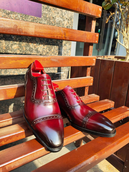 | Professional Elegance Brogue Oxford Dress Shoes