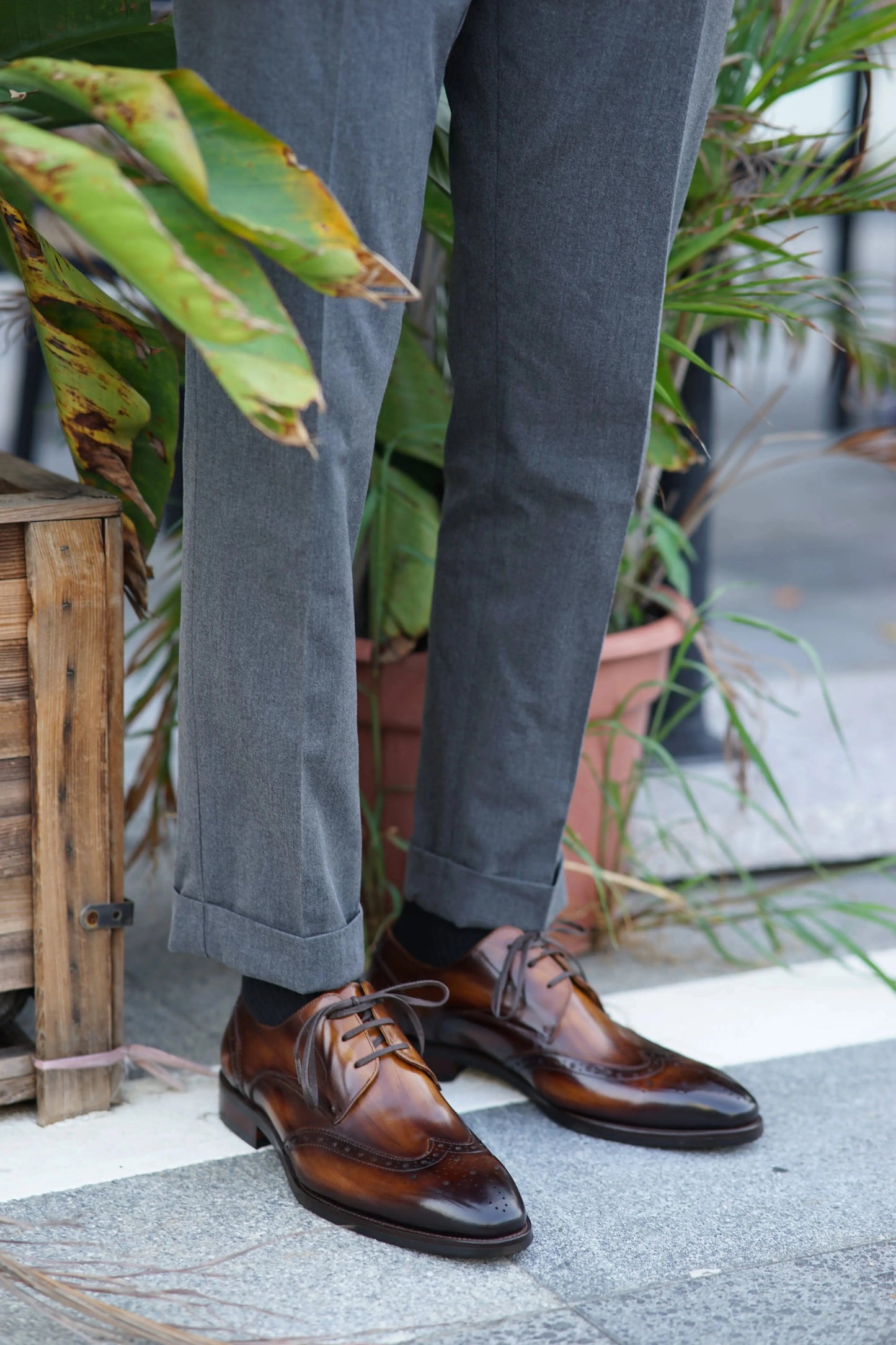 | Premium Cowhide Genuine Leather Oxfords