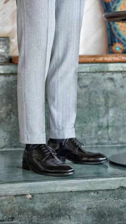 | Cowhide Genuine Leather Business Oxfords
