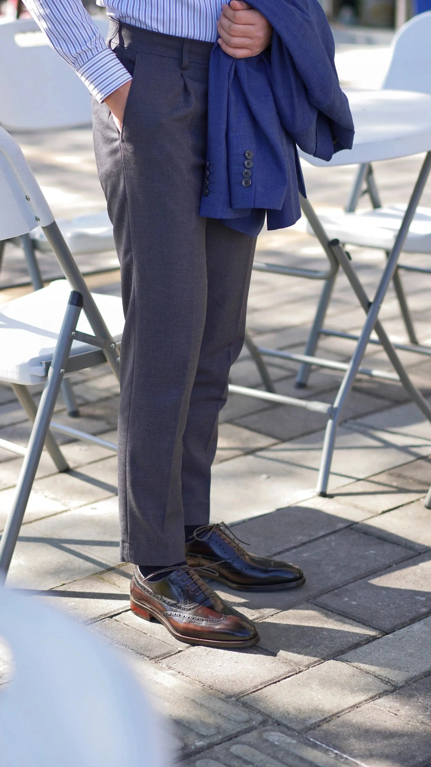 | Premium Leather Cowhide Oxfords For Weddings