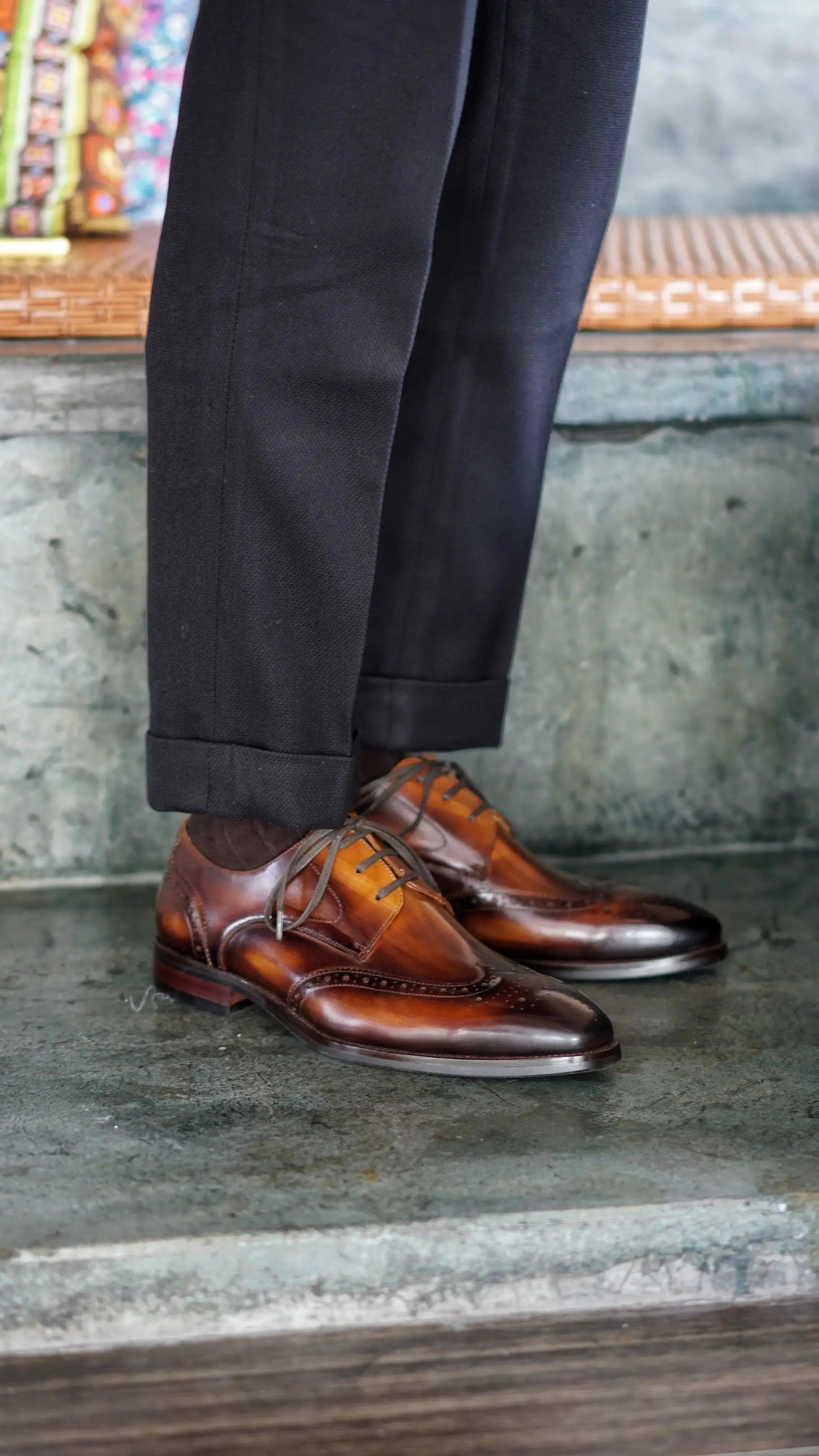 | Premium Cowhide Genuine Leather Oxfords