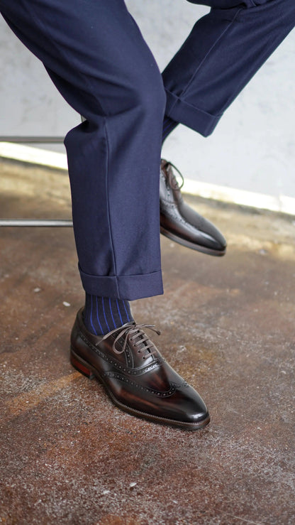 | Premium Leather Cowhide Oxfords For Weddings