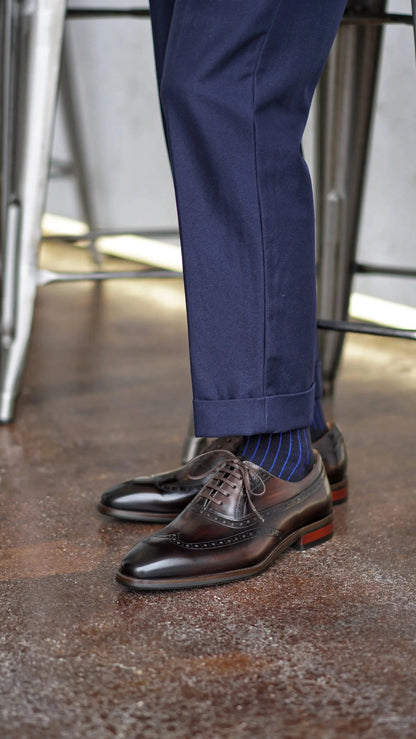 | Premium Leather Cowhide Oxfords For Weddings