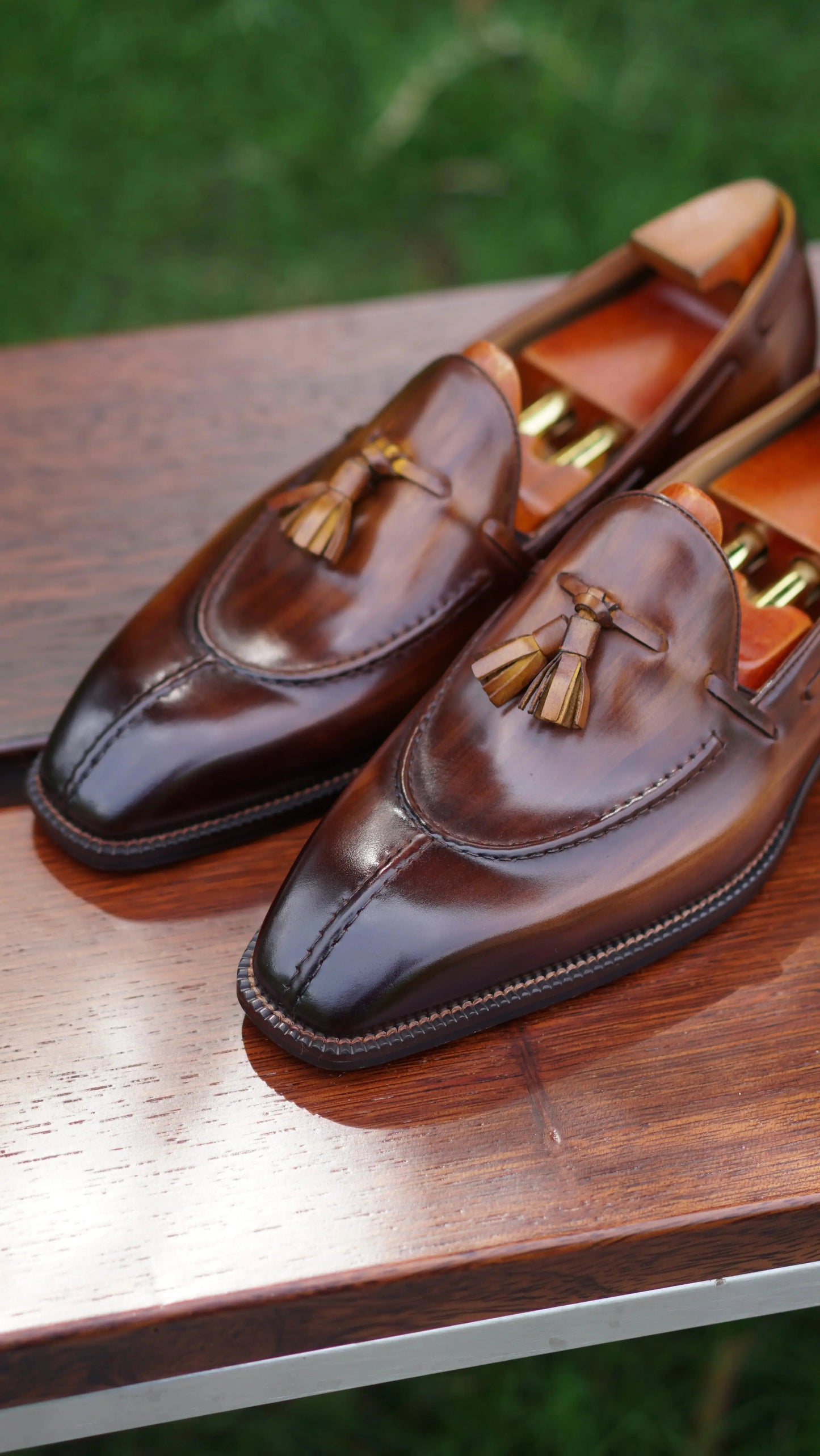 | Leather Tassel Loafers For Men