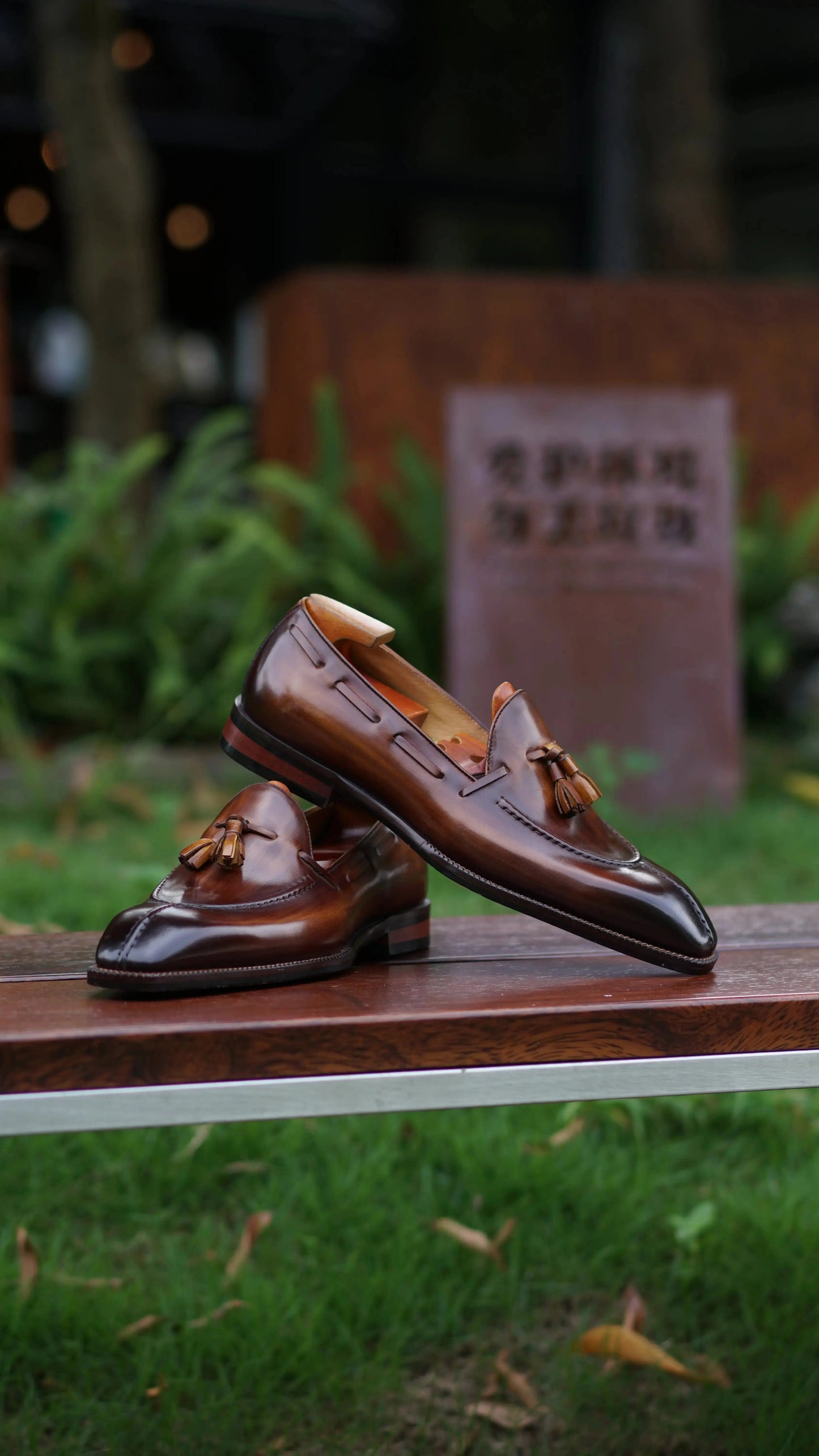 | Leather Tassel Loafers For Men