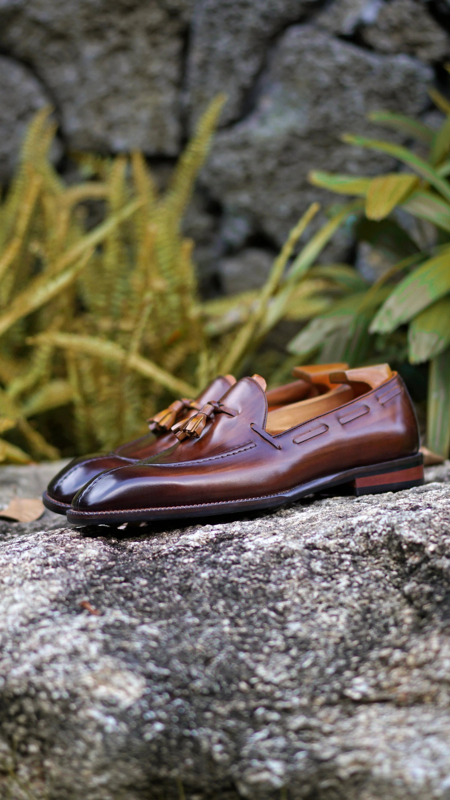 | Leather Tassel Loafers For Men