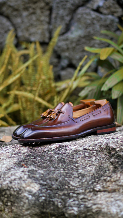 | Leather Tassel Loafers For Men