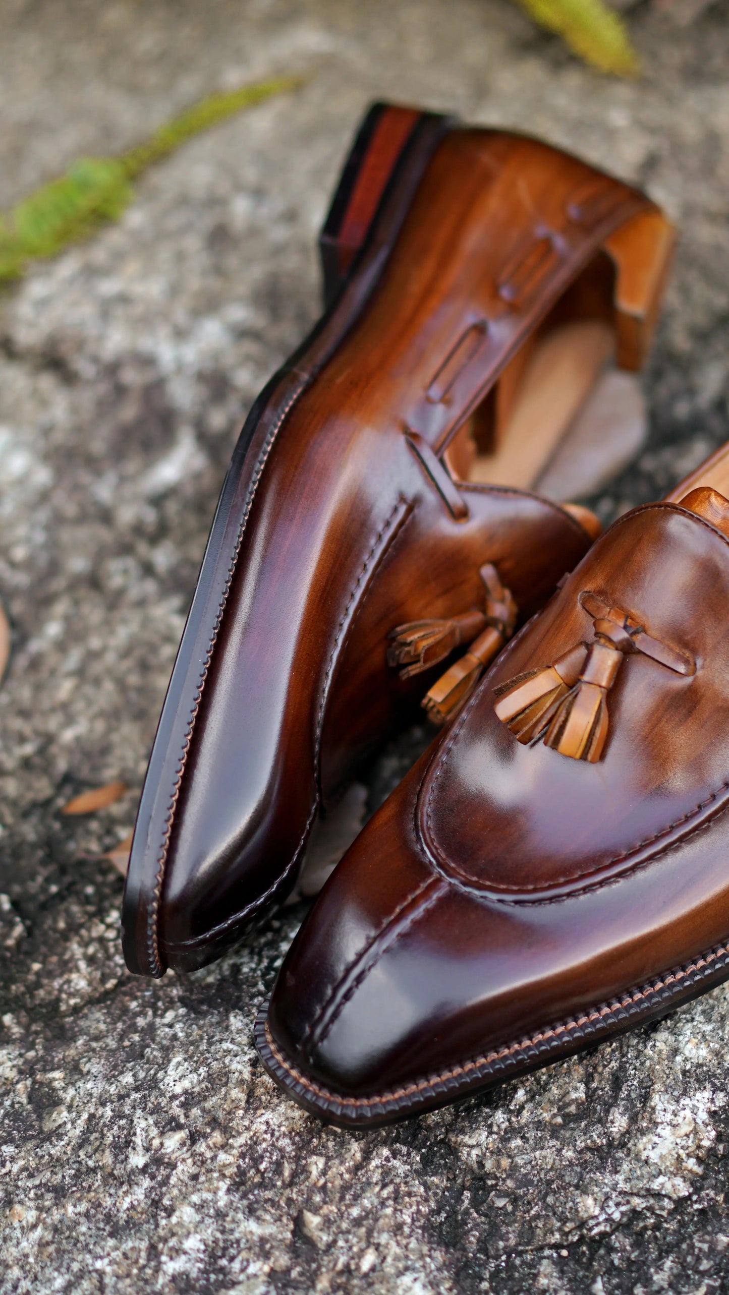 | Leather Tassel Loafers For Men