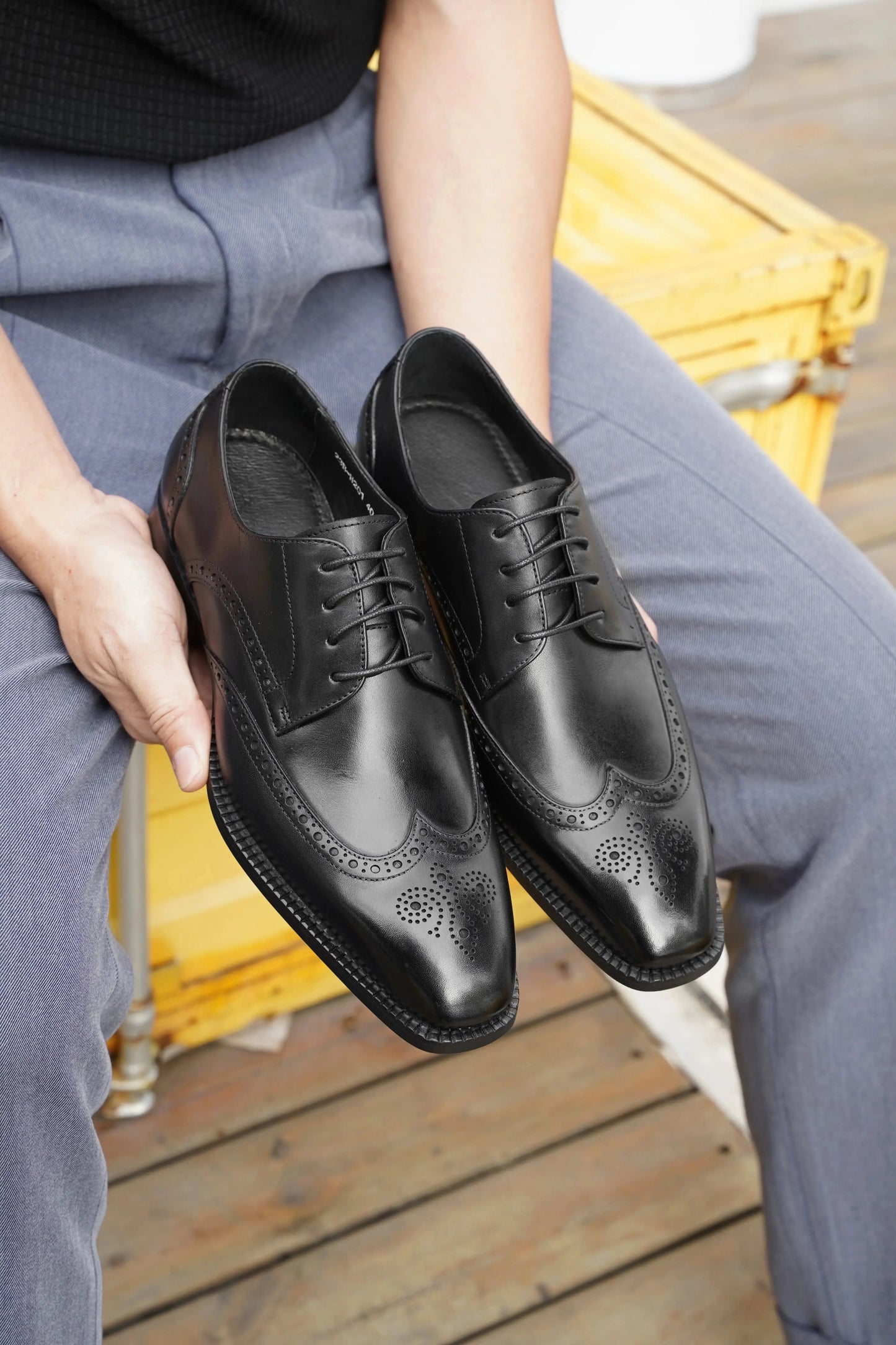 | Oxford Straight Dress Shoes For Men