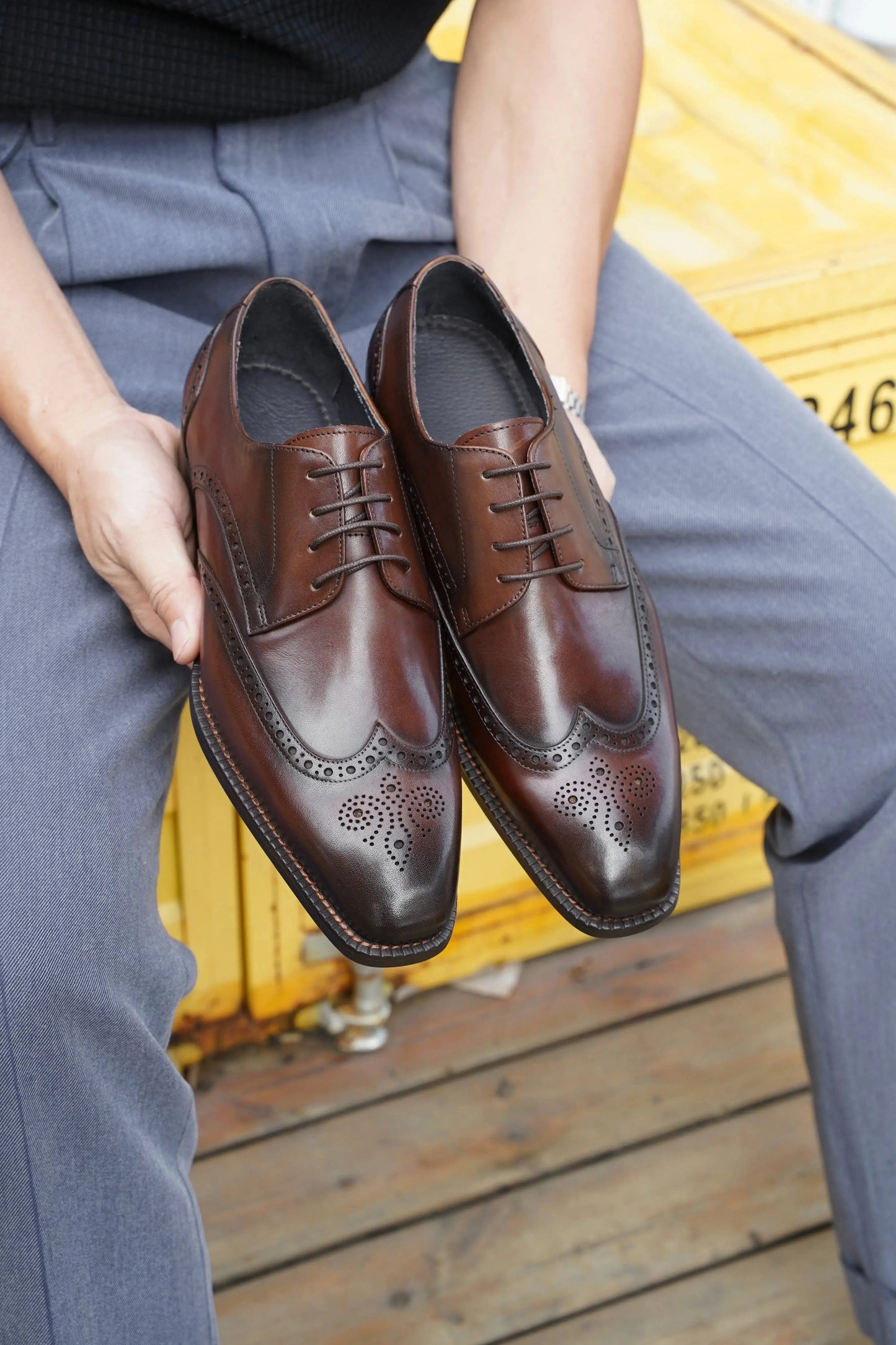 | Oxford Straight Dress Shoes For Men