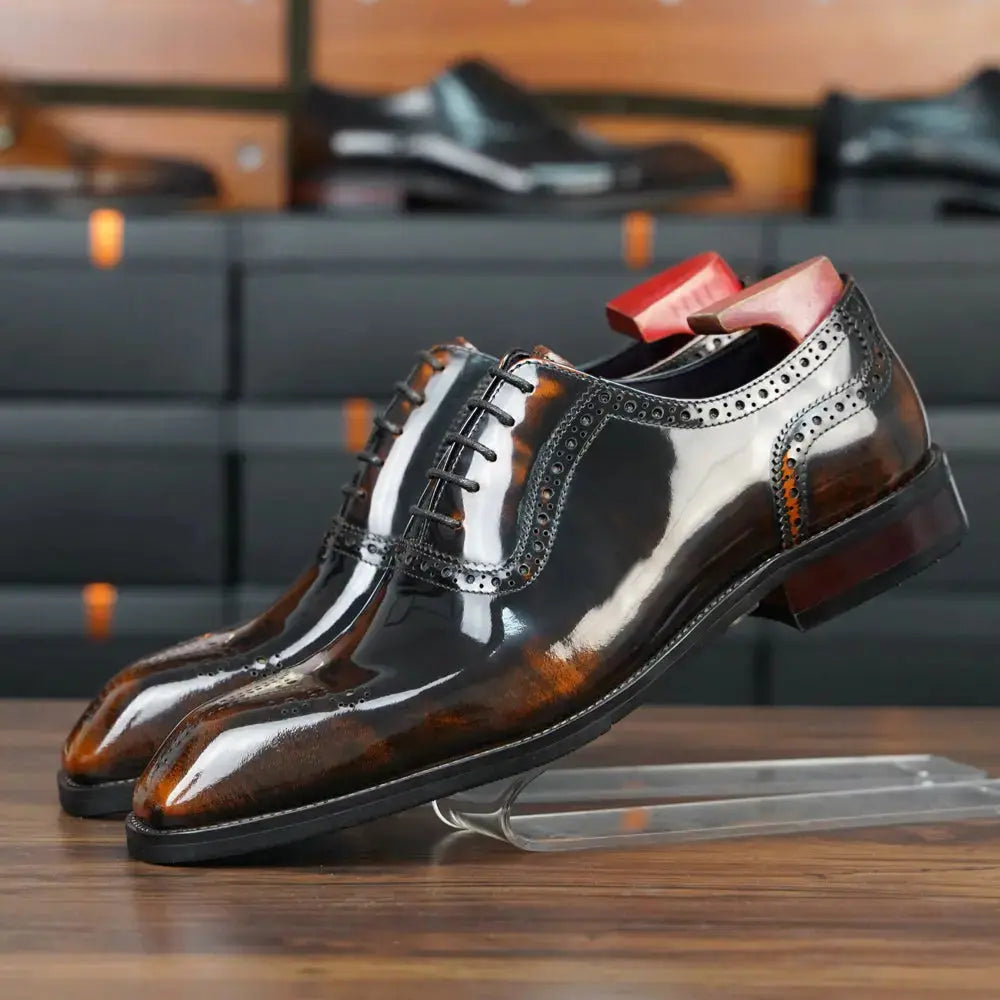 | Oxford Fadded Dress Shoes For Men