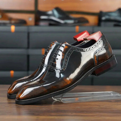 | Oxford Fadded Dress Shoes For Men