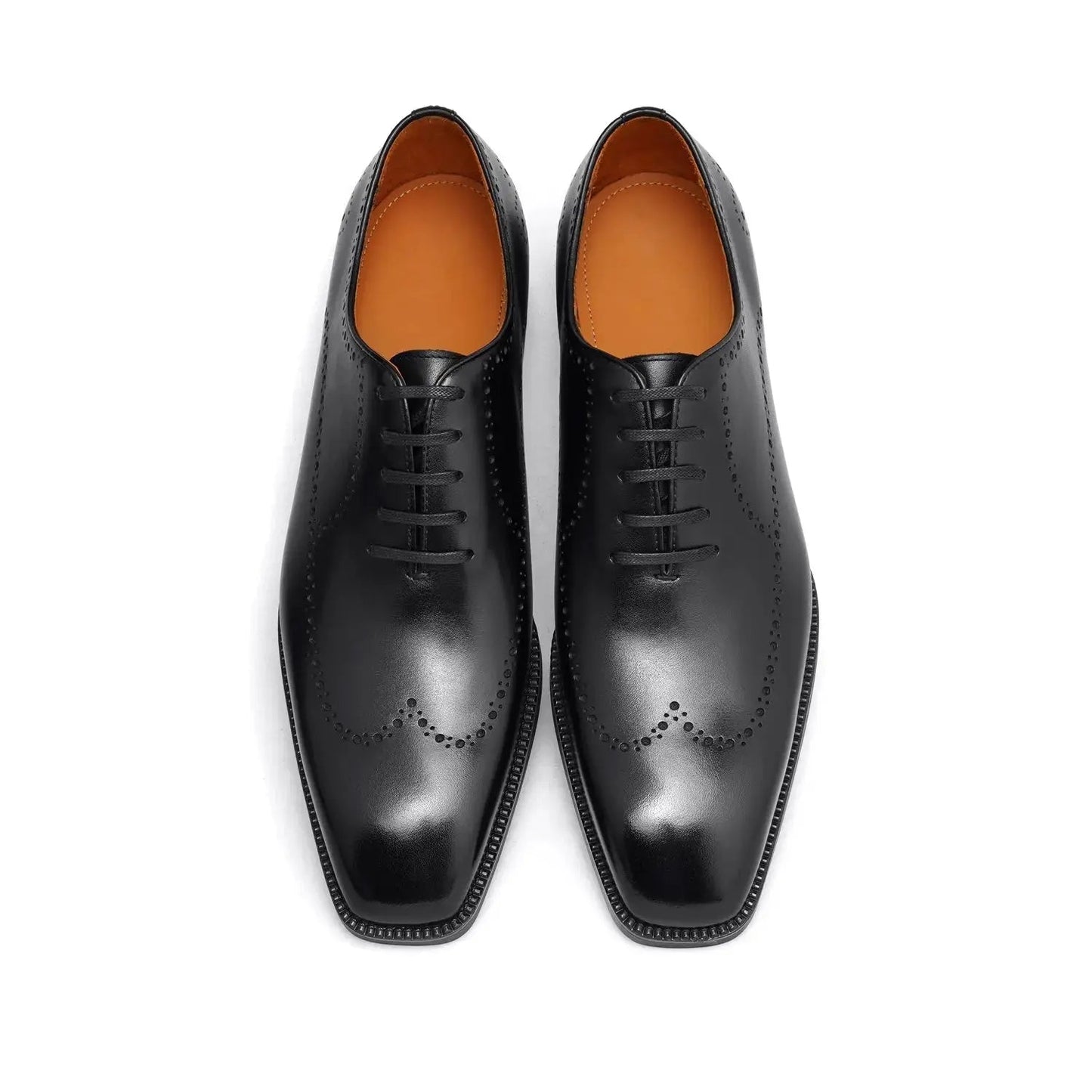 | The Maverick Tan Wingtip Oxford Brogues