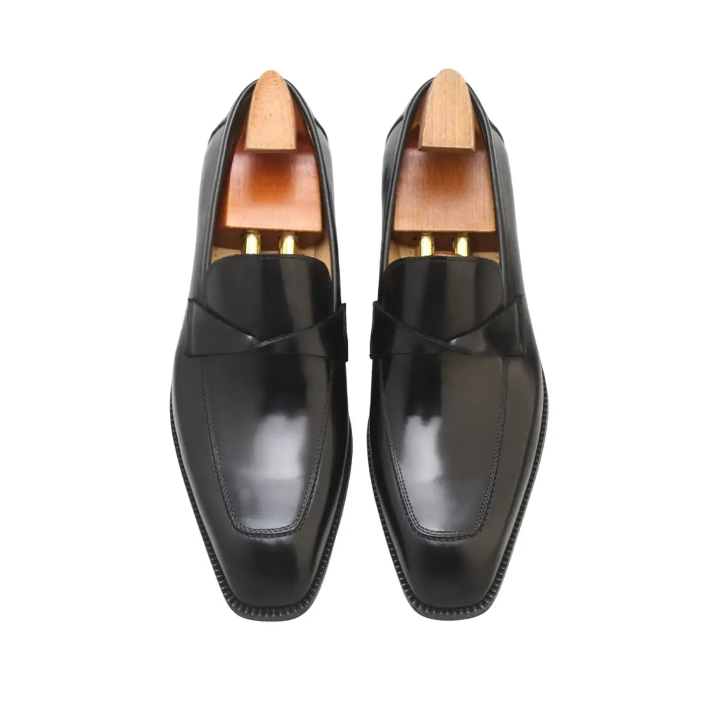 Handcrafted Calfskin Leather Penny Loafers
