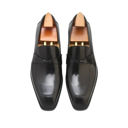Handcrafted Calfskin Leather Penny Loafers