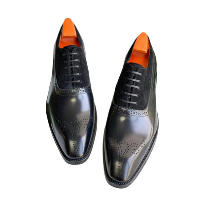 | Wholecut Cowhide Leather Business Oxford Shoes