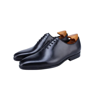 | Leather Plain Dress Shoes For Men