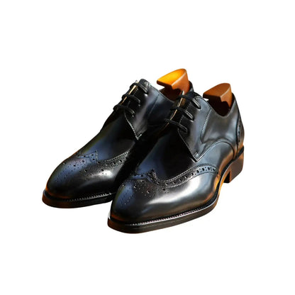 | Premium Cowhide Genuine Leather Oxfords