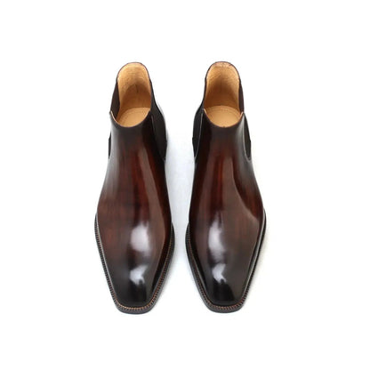 Elegent Leather Derby Shoes For Men