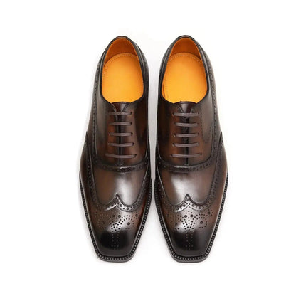 | Cowhide Leather Oxford Killer Shoes