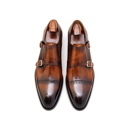 | Handcrafted Monk Strap Dress Shoes