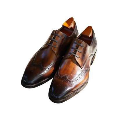 | Premium Cowhide Genuine Leather Oxfords