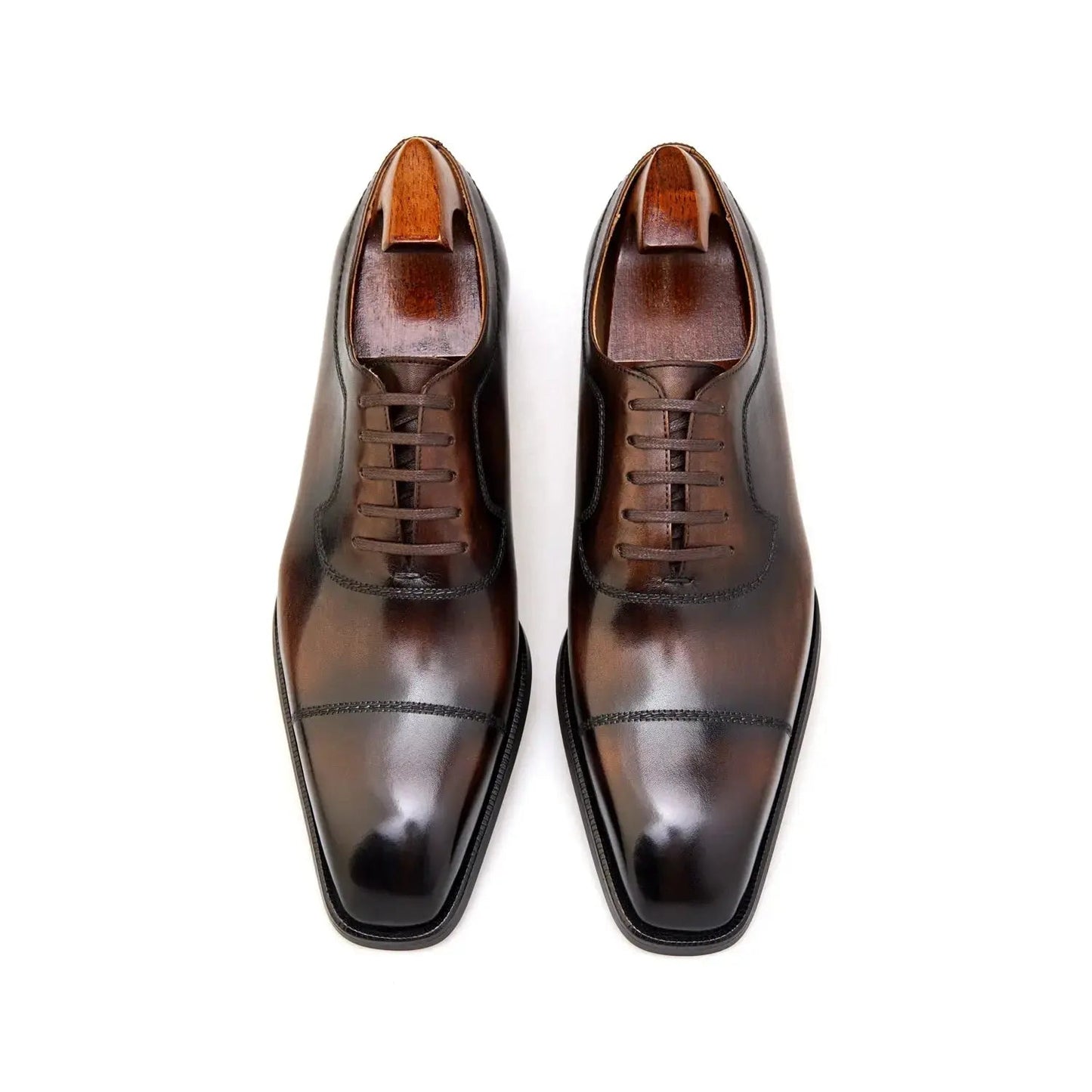 | Split Toe Apron Oxford Dress Shoes