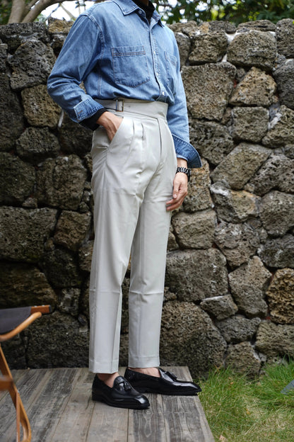 | Handcrafted Mahogany Calfskin Tassel Loafers