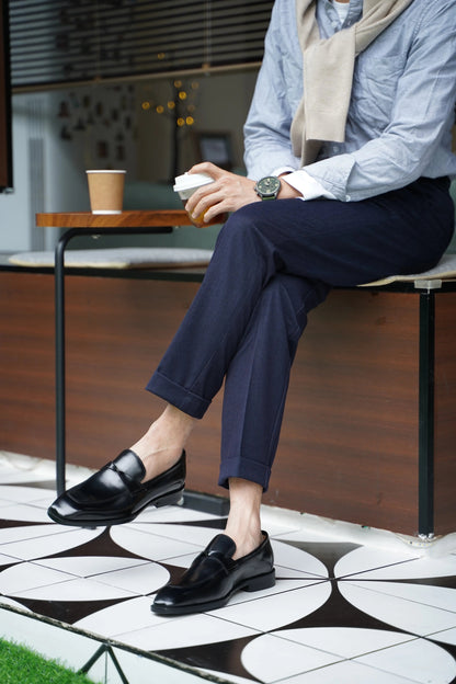 Handcrafted Calfskin Leather Penny Loafers