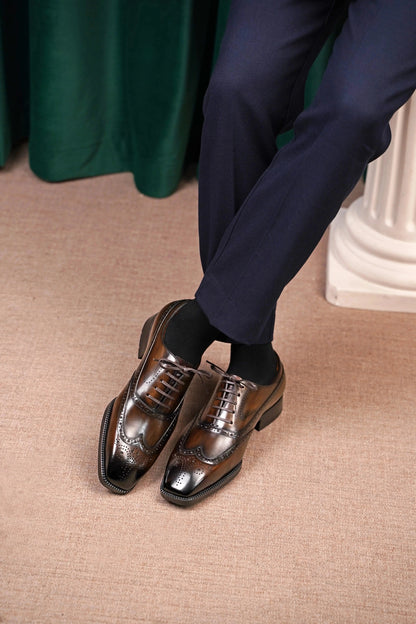| Cowhide Leather Oxford Killer Shoes