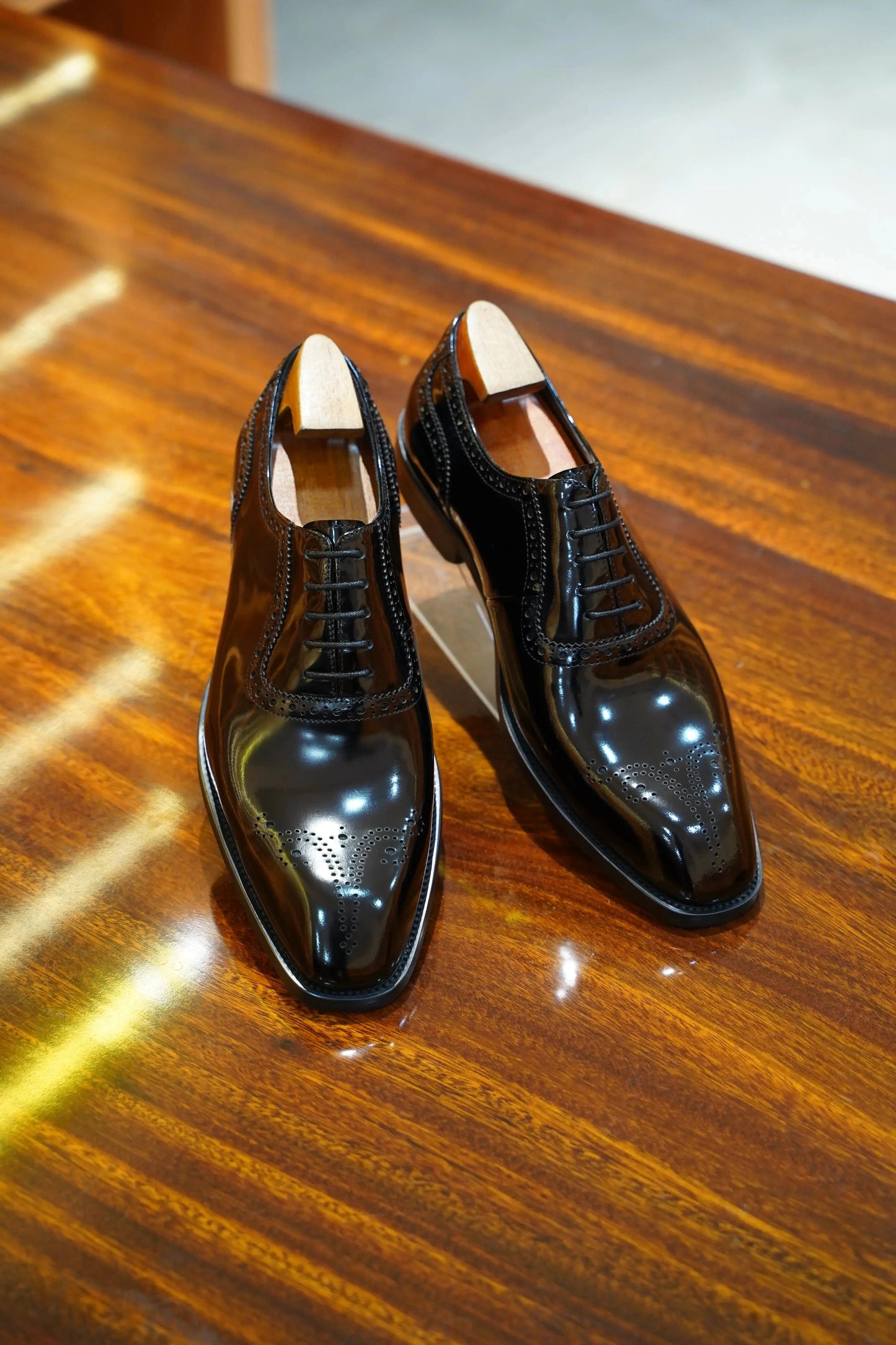 | Oxford Fadded Dress Shoes For Men
