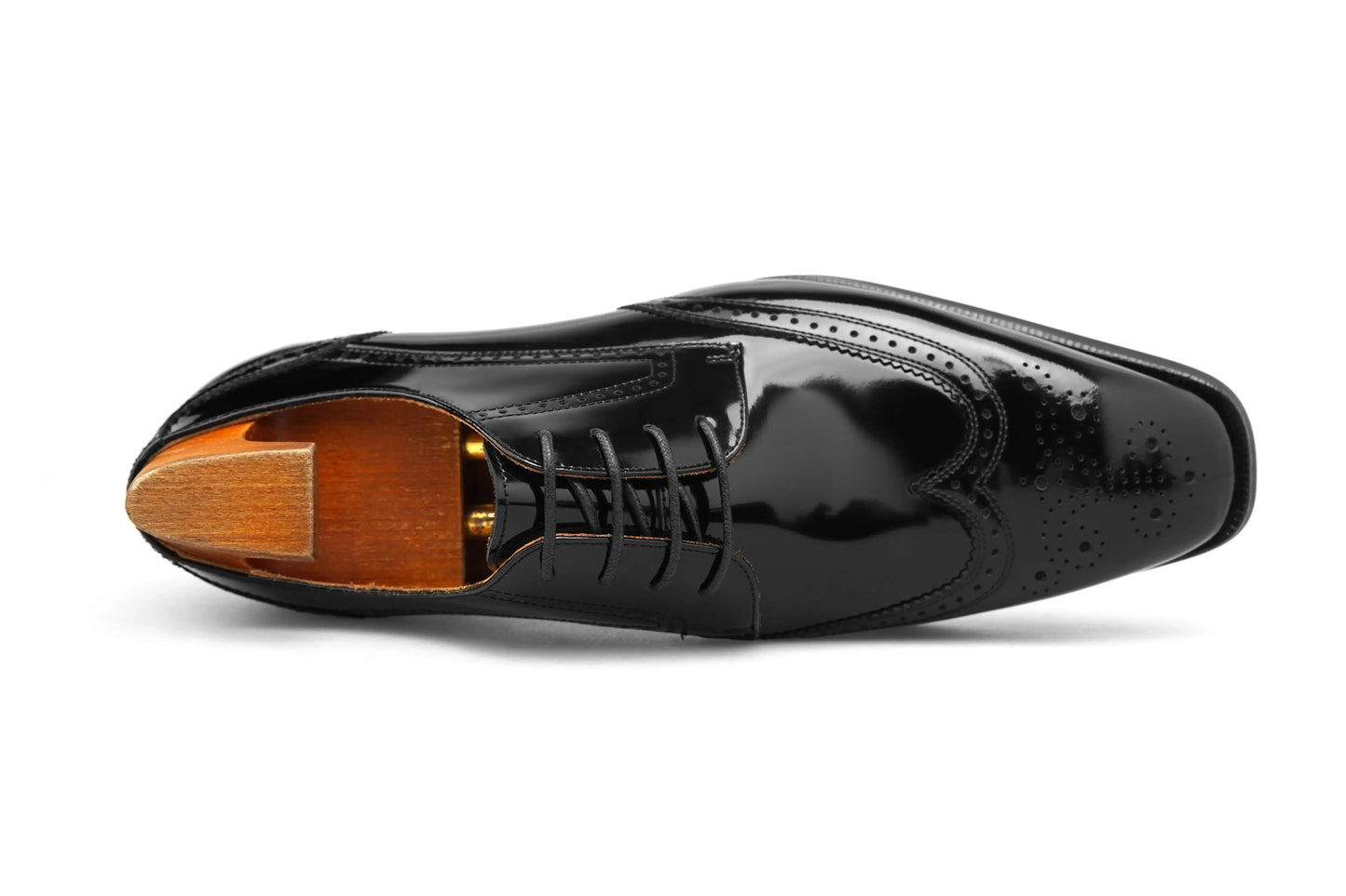 | Cowhide Leather Balmoral Genuine Oxford Shoes
