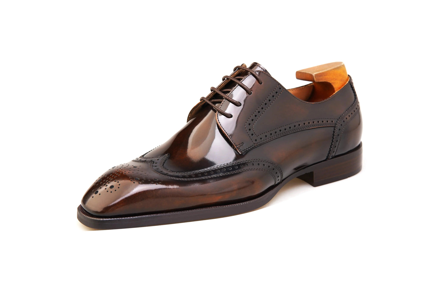 | Cowhide Leather Balmoral Genuine Oxford Shoes