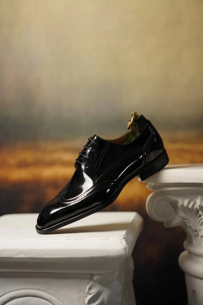 | Cowhide Leather Balmoral Genuine Oxford Shoes