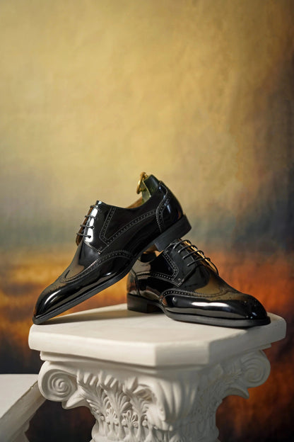 | Cowhide Leather Balmoral Genuine Oxford Shoes