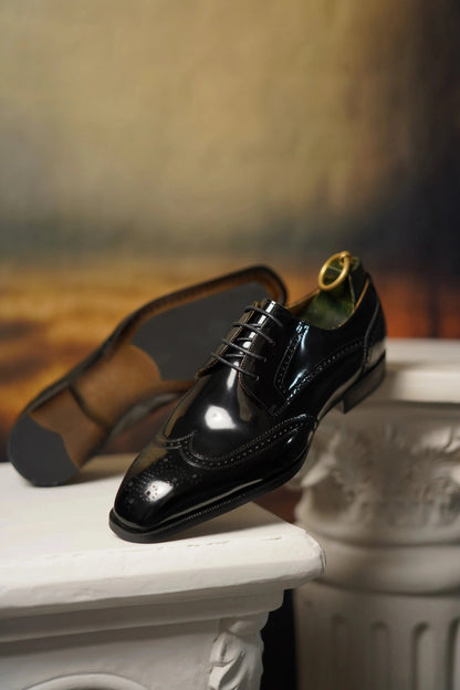 | Cowhide Leather Balmoral Genuine Oxford Shoes
