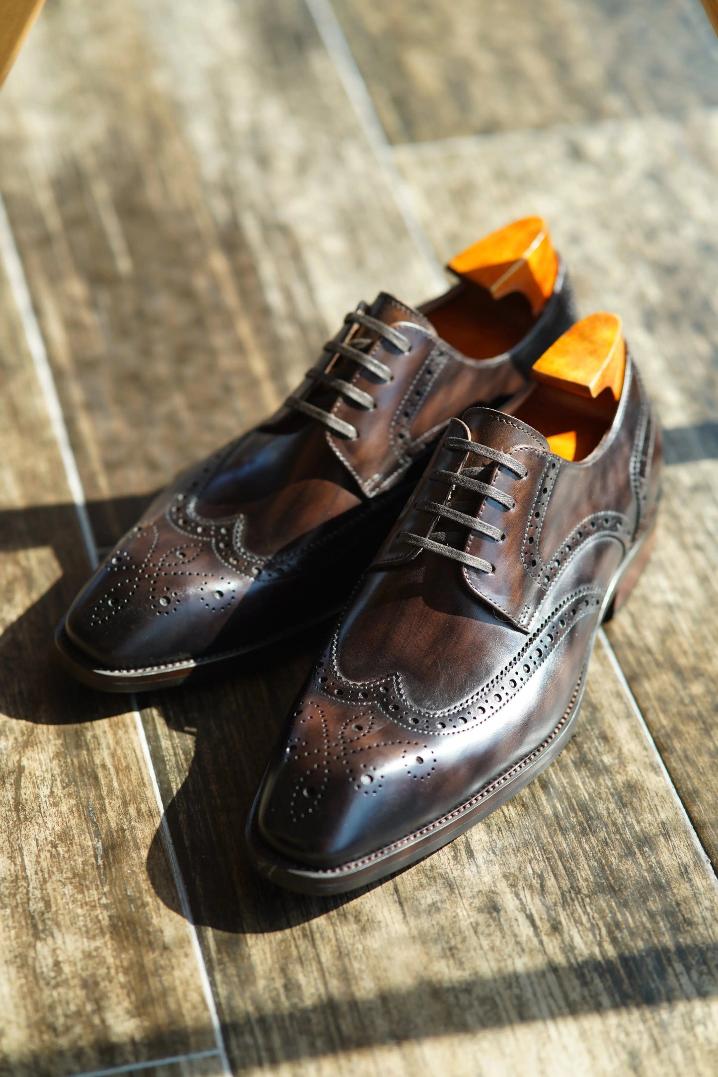 | Cowhide Genuine Leather Business Oxfords