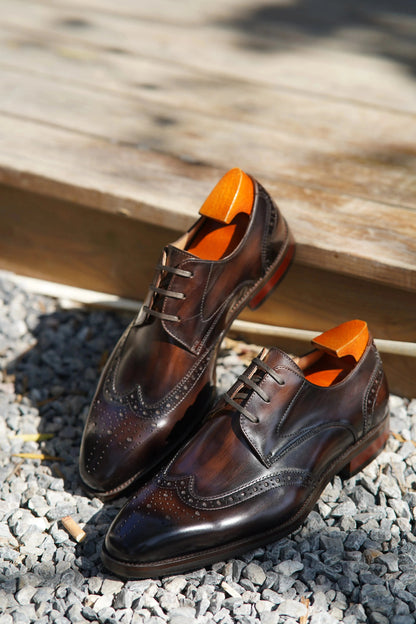 | Premium Cowhide Genuine Leather Oxfords