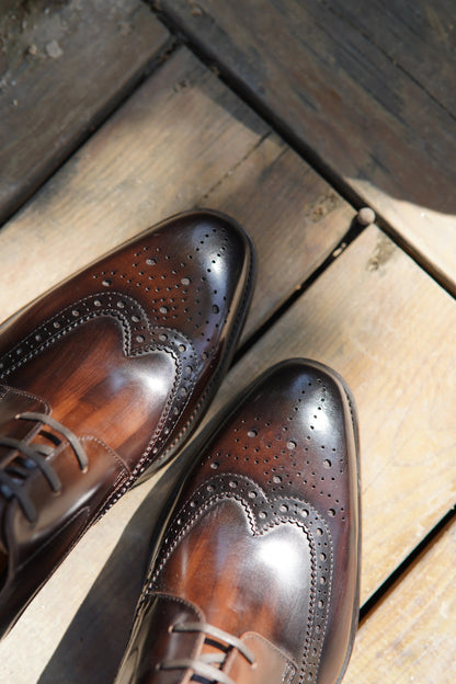 | Premium Cowhide Genuine Leather Oxfords
