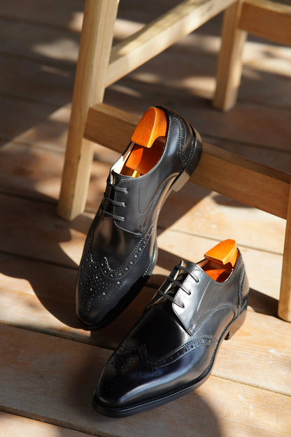 | Premium Cowhide Genuine Leather Oxfords