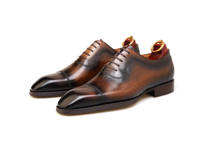 | Split Toe Apron Oxford Dress Shoes