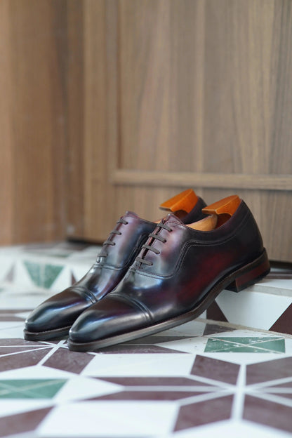 | Custom Marble Wholecut Oxford For Men