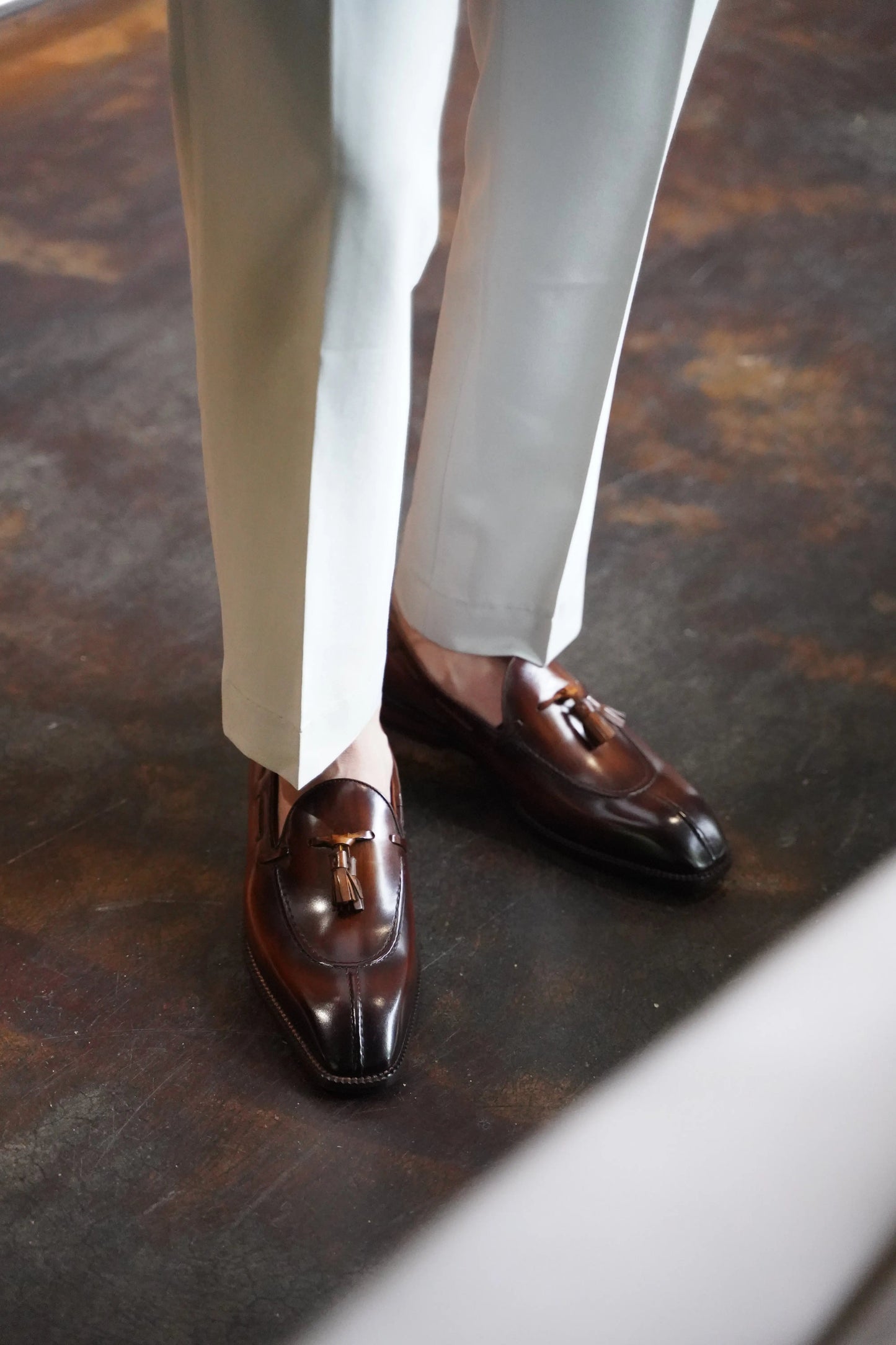 | Leather Tassel Loafers For Men