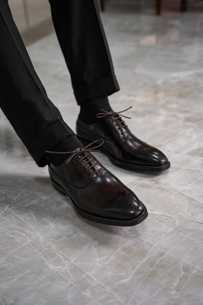 | Leather Shaffet Dress Shoes For Men