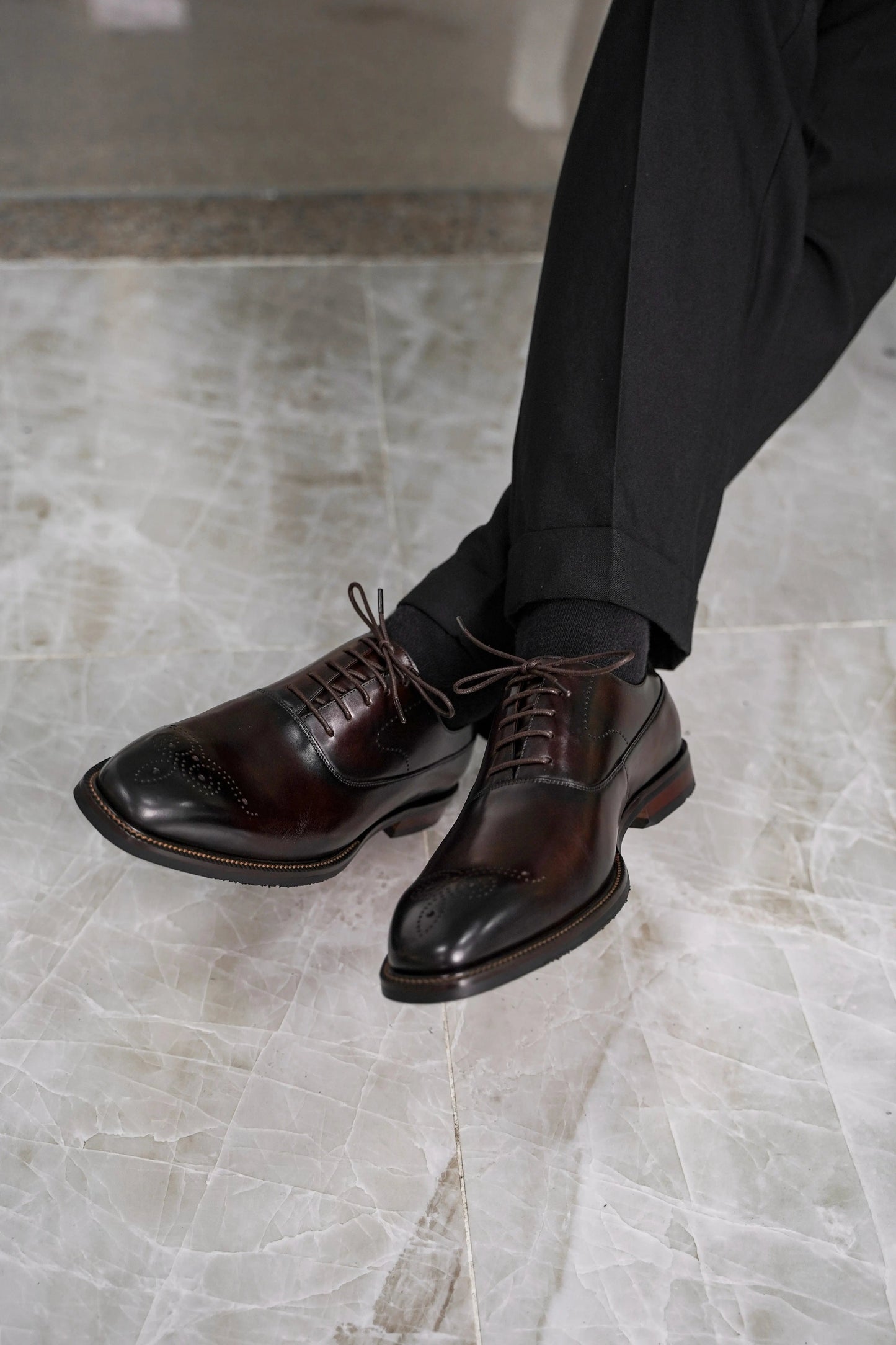 | Leather Shaffet Dress Shoes For Men