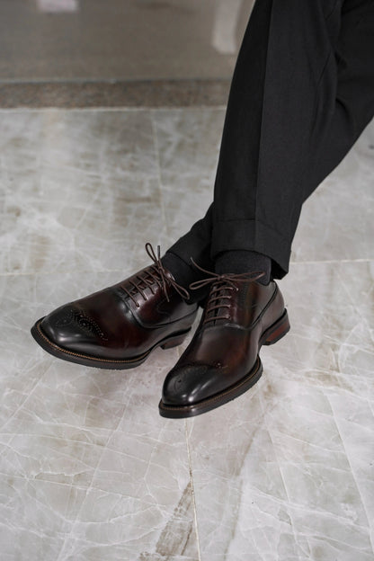 | Leather Shaffet Dress Shoes For Men
