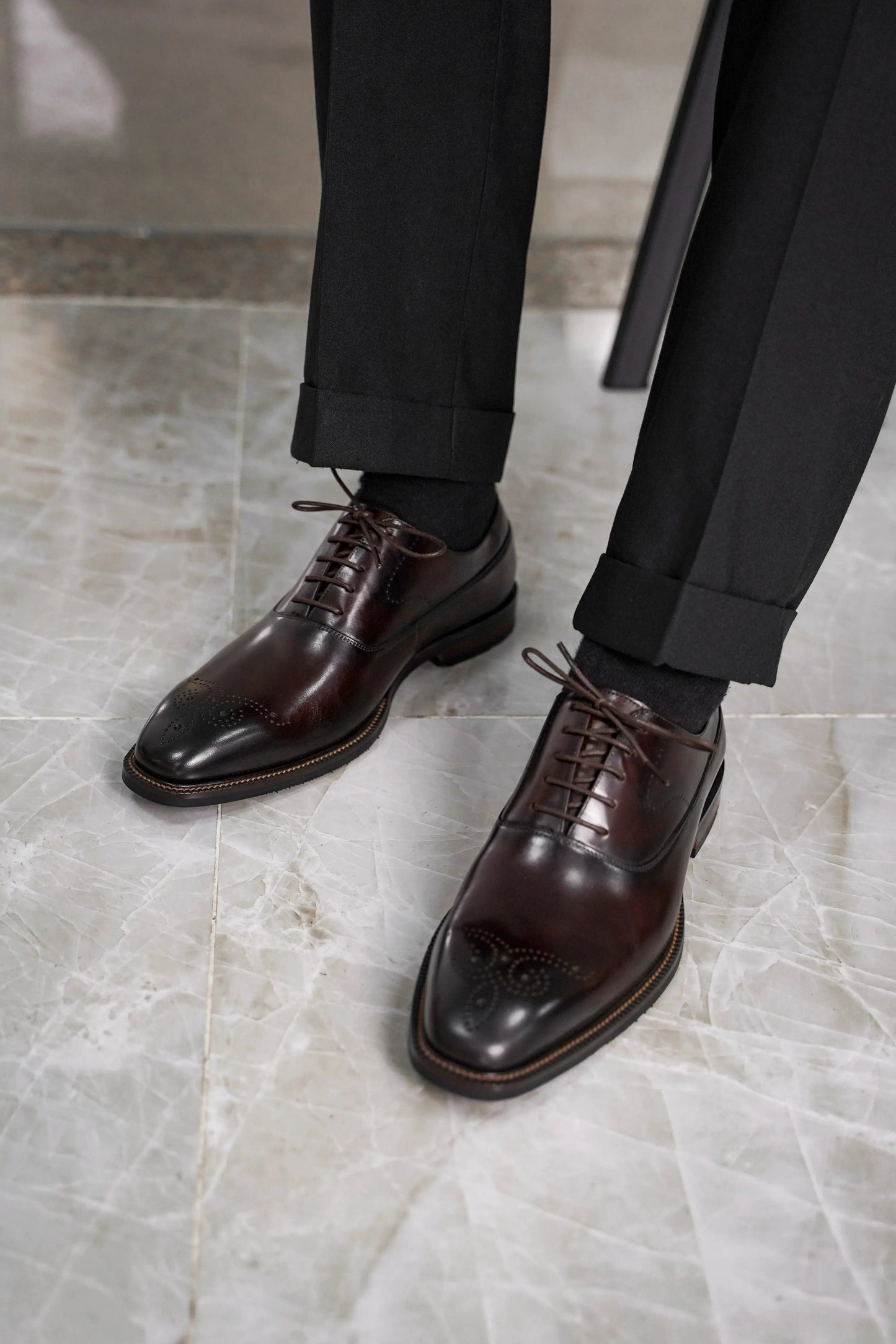 | Leather Shaffet Dress Shoes For Men